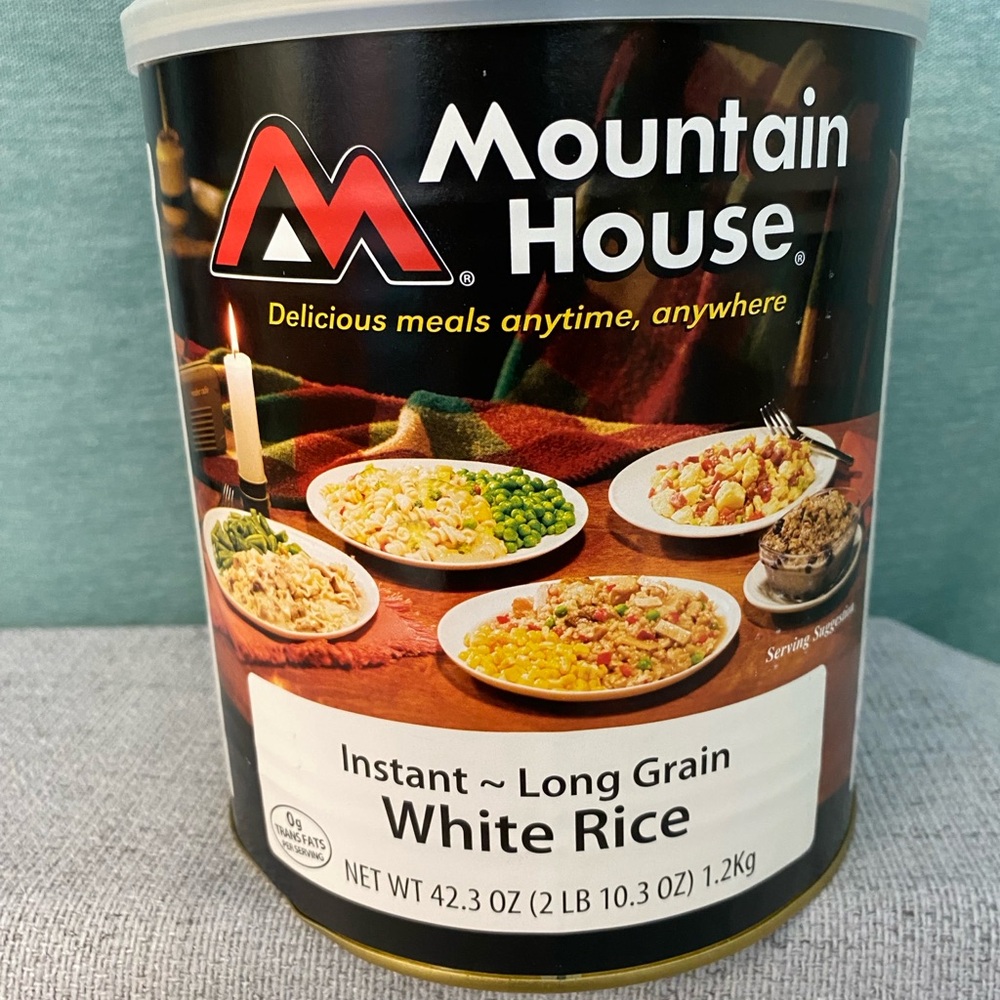 Instant White Rice - Convenient Food Storage